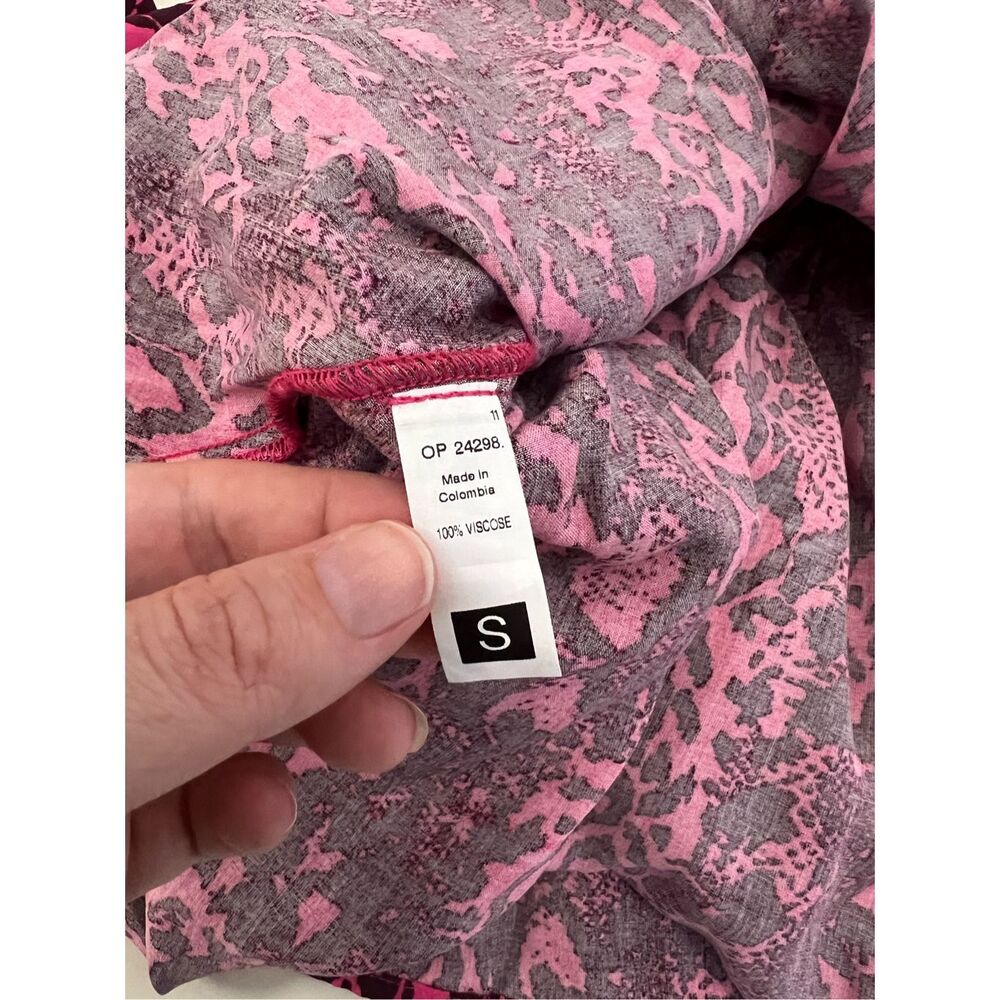 Maaji Womens Pink Slangenprint Loveliness Quartz Loveliness Mini Dress Small NWT - Picture 6 of 6